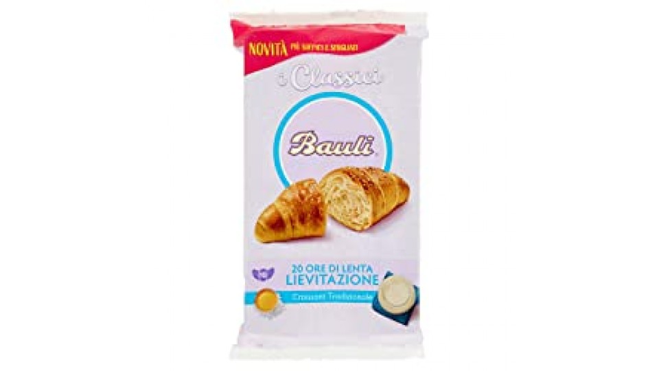 Bauli Croissant Classico, Più Soffici e Sfogliati - I Classici - confezione da