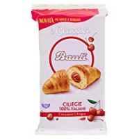 Bauli Croissant Ciliegia, con Farcitura di Ciliegie 100% Italiane - I Classici - confezione da