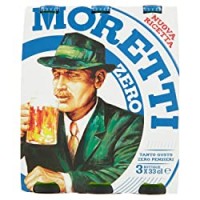 Moretti - Birra Zero Bottiglia Ml.330 (Pacco Da 3)