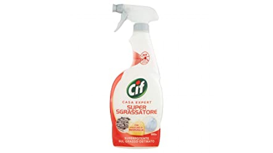 Cif Casa Expert Super Sgrassatore, Spray Sgrassatore per Superfici