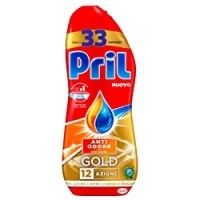 Pril Detersivo per Lavastoviglie -Anti Odore con Aceto- 33Lavaggi-