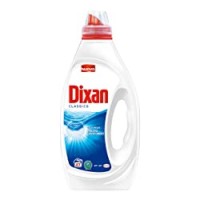 Dixan Liquido Classico Pulito Profondo, Detersivo lavatrice liquido contro le macchie più ostinate, Detersivo liquido in formato da 27 lavaggi, 1,350 l