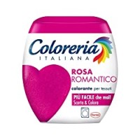 Coloreria Italiana Grey Colorante Tessuti e Vestiti in Lavatrice, Rosa Romantico