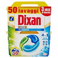 Dixan Discs Classico Detersivo Lavatrice Predosato in Capsule 4 in 1