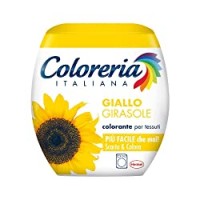 Coloreria Italiana Grey Colorante Tessuti e Vestiti in Lavatrice, Giallo Girasole