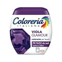 Coloreria Italiana Grey Colorante Tessuti e Vestiti in Lavatrice, Viola Glamour