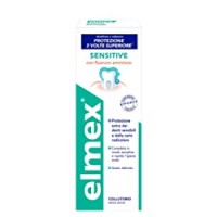 Elmex Collutorio Sensitive, Protezione Extra dai Denti Sensibili e dalla Carie Radicolare - 1 Flacone da