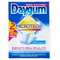 Daygum Microtech Gomme da Masticare Senza Zucchero, Senza Glutine, Gusto Menta, Confezione da