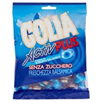 Golia Activ Plus, Caramelle Balsamiche al Mentolo e Eucaliptolo, Formato Busta da