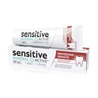 Mentadent Dentifricio Sensitive Mineral Active Protezione Gengive Sensibili, Previeni il Sanguinamento delle Gengive, la Sensibilità e le Infiammazioni