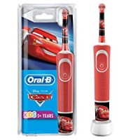 Oral-B Kids Spazzolino Elettrico Ricaricabile, 1 Manico, con Personaggi Disney Pixar Cars, per Età da