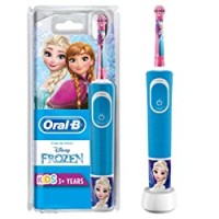 Oral-B Kids Spazzolino Elettrico Ricaricabile 1 Manico con Personaggi Disney Pixar Frozen, per età da
