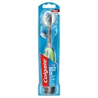 Colgate Spazzolino a Batteria 360 Floss-Tip 5X, con Pulisci Lingua per Rimuovere i Batteri