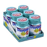 Daygum Protex Gomme da Masticare Senza Zucchero, Barattolo Chewing Gum Gusto Menta, Confezione da 6 Mini Barattoli, 46 Gomme Ognuno