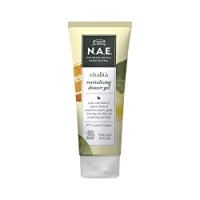 N.A.E. Docciaschiuma Vitalità, Bagnoschiuma con Estratti di Foglie di Limone e Mandarino Biologici, Formula Vegana
