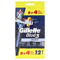 Gillette Blue3 Lamette da Uomo Usa e Getta, Confezione da 8+4