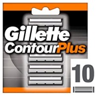 GILLETTE CONTOUR PLUS Lame Comfort con Striscia Lubrificante, confezione da 10