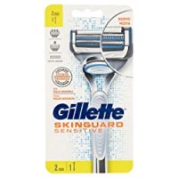 Gillette Rasoio Da Uomo Per Pelli Sensibili + Lamette Di Ricambio