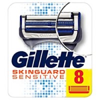 Gillette SkinGuard Sensitive Confezione Pelli Sensibili Uomo con 8 Lamette di Ricambio