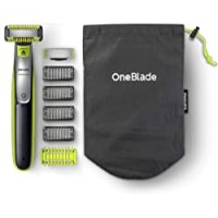 Philips OneBlade QP2630/30, Rasoio Elettrico Face + Body, Utilizzo Wet&Dry, Include 1 Lama Viso, 1 Lama Corpo e