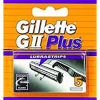 GILLETTE GII PLUS Lame Comfort da Uomo intercambiabili con Striscia Lubrificante, confezione da