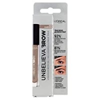 L'Oréal Paris MakeUp Gel Sopraccigia Unbelievabrow, Lunga Tenuta, Formula Waterproof No Transfer, Sopracciglia Piene e Definite per Giorni, Smudge-Proof, 104 Chataîn, Confezione da 1