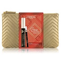 L'Oréal Paris Makeup Cofanetto Idea Regalo Donna, Mascara Volumizzante Allungante Voluminous Extra Black e Matita Occhi Le Khol, Travel Size