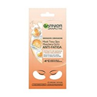 Garnier Patch Occhi Anti-fatica, Maschera occhi Monodose con Acqua di Cocco e Acido Ialuronico