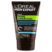 L'Oréal Paris Men Expert Scrub Esfoliante Viso Detox Pure Charcoal, Formula Arricchita con Carbone Vegetale