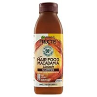 Garnier Shampoo Lisciante Fructis Hair Food, Shampoo Lisicante Macadamia per Ccapelli da Lisciare, 350 ml, Confezione da 1