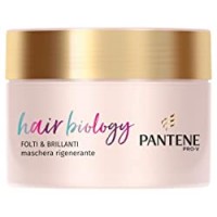 Pantene Pro-V Maschera Capelli Hair Biology Folti&Brillanti, 160ml, per Capelli Fini o Sfibrati e Colorati