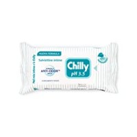 Chilly Salviettine, Ph3.5, 1 Confezione con 12 Salviettine