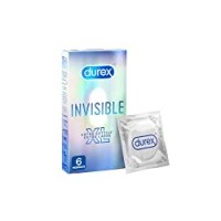 Durex Invisible Preservativi Ultrasottili ad Alta Sensibilità XL, Extralarge