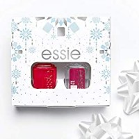 Essie Cofanetto Idea Regalo Donna, Kit Manicure dal Risultato Professionale, Colore Effetto Semipermanente e Top Coat, Russian Roulette e Good to Go