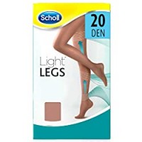 Scholl Light Legs Collant Donna Compressione Graduata 20 Den, S, Nude