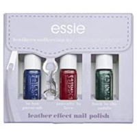 Essie Collezione Leather by Rebecca Minkoff Look Bold Kit 3 Mini Smalti in Edizione Limitata dal Finish Semi-Matte, 454 in Hot Purse-uit, 453 Tote-ally in Love, 455 Back in the Saddle