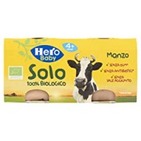 Hero Solo - Omogeneizzato Manzo 100 % BIO - 2 vasetti da
