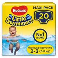 HUGGIES Little Swimmers Pannolini, Taglia 2-3 (3-8 kg), 1 Pacco da