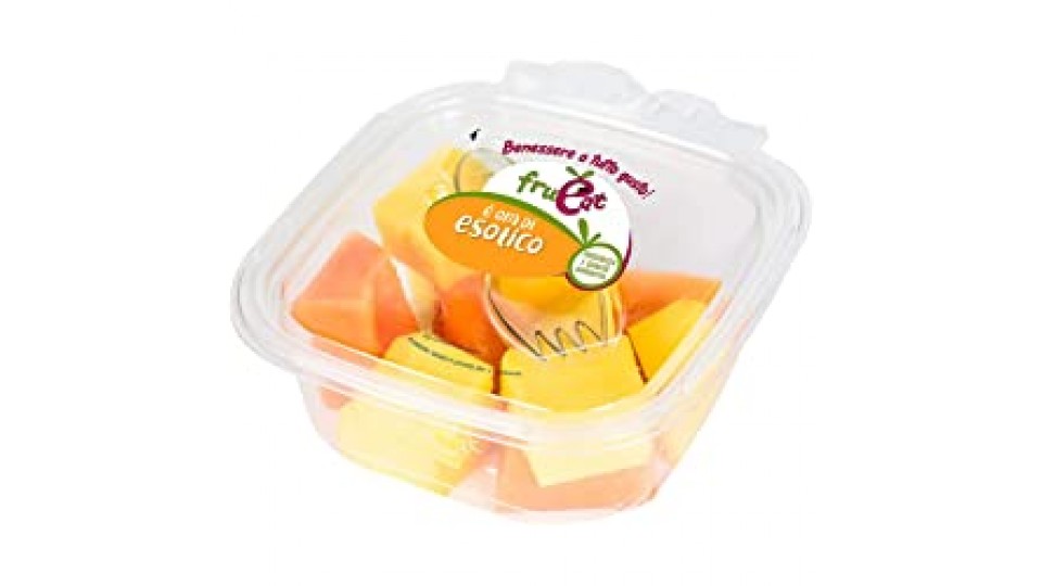 Frueat Delizia Esotica a Cubi (Papaya, Mango) - 150 Gr., Cat. I