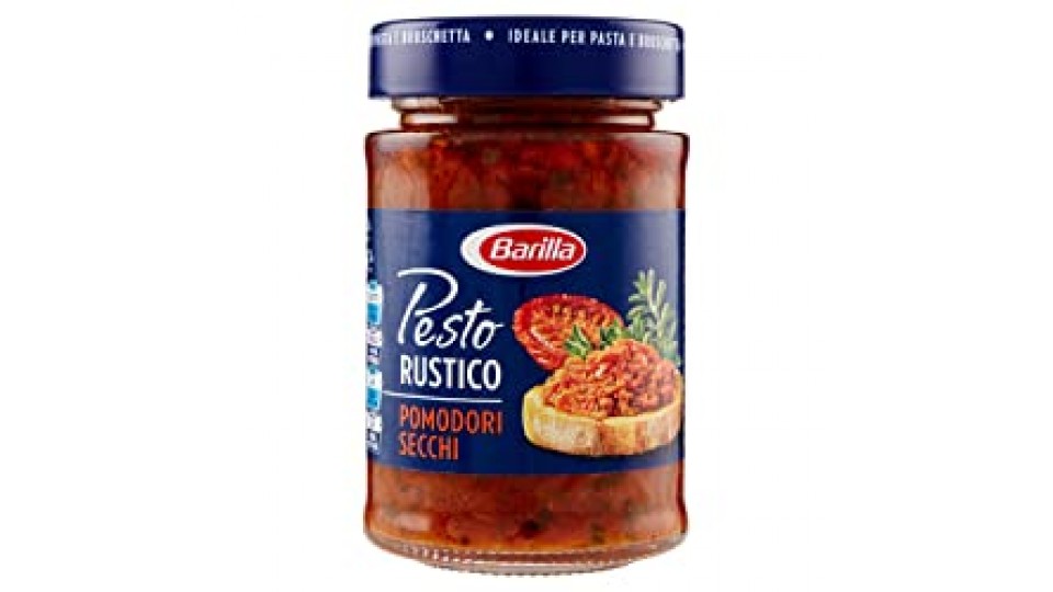 Barilla Sugo Pesto Rustico Pomodori Secchi, Senza Glutine –