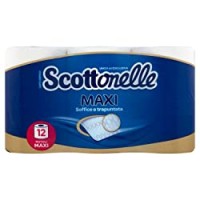 Scottonelle Carta Igienica Soffice E Trapuntata, Confezione Da 12 Rotoli Maxi