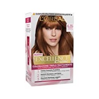 L'Oréal Paris Tinta Capelli Excellence, Copre i Capelli Bianchi, Colore Ricco, Luminoso e a Lunga Durata, 6.35 Marron Chocolat, Confezione da 1