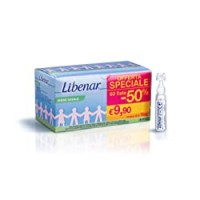 Libenar Soluzione Fisiologica, Flaconcini Isotonici Monodose per una Profonda Detersione del Naso e degli Occhi, Ottimo per Bambini e Neonati, 60 Flaconcini da