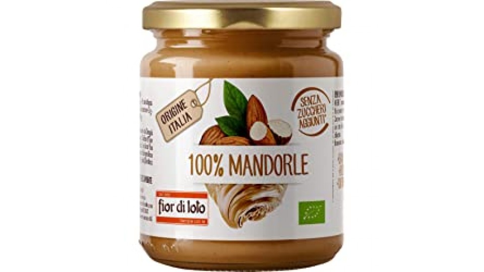 Fior di Loto Crema 100% di Mandorle Tostate