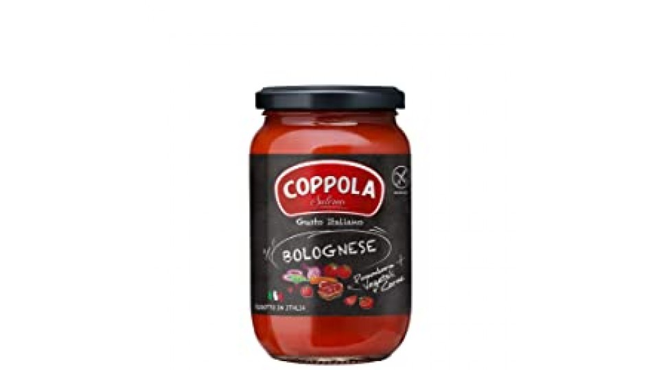Coppola Sugo Bolognese, Sugo Pronto con Carne di Manzo - Senza Zuccheri Aggiunti