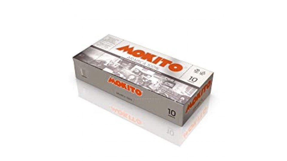 Mokito 10 Capsule Miscela Mokito 100% Arabica Compatibili Nespresso