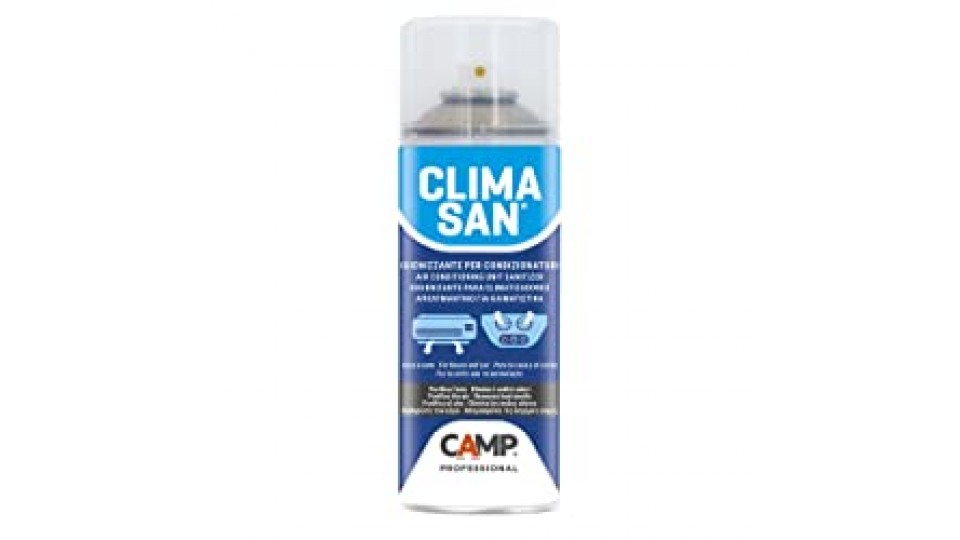 Camp CLIMASAN IGIENIZZANTE, Igienizzante climatizzatori per casa e auto, Neutralizza i cattivi odori