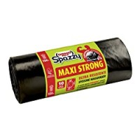 Domopak Spazzy Sacchi Nettezza Maxi Strong - Fondonodo - Condominiale 150 lt - Nero - 1 confezione da