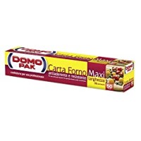 Domopak Carta Forno Maxi Larghezza antiaderente e resistente - 50 metri - larghezza 36 cm