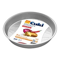 Cuki Vaschette Alluminio - Ultra Forza - 10 porzioni - tonde [TS10G] - 1 confezione da